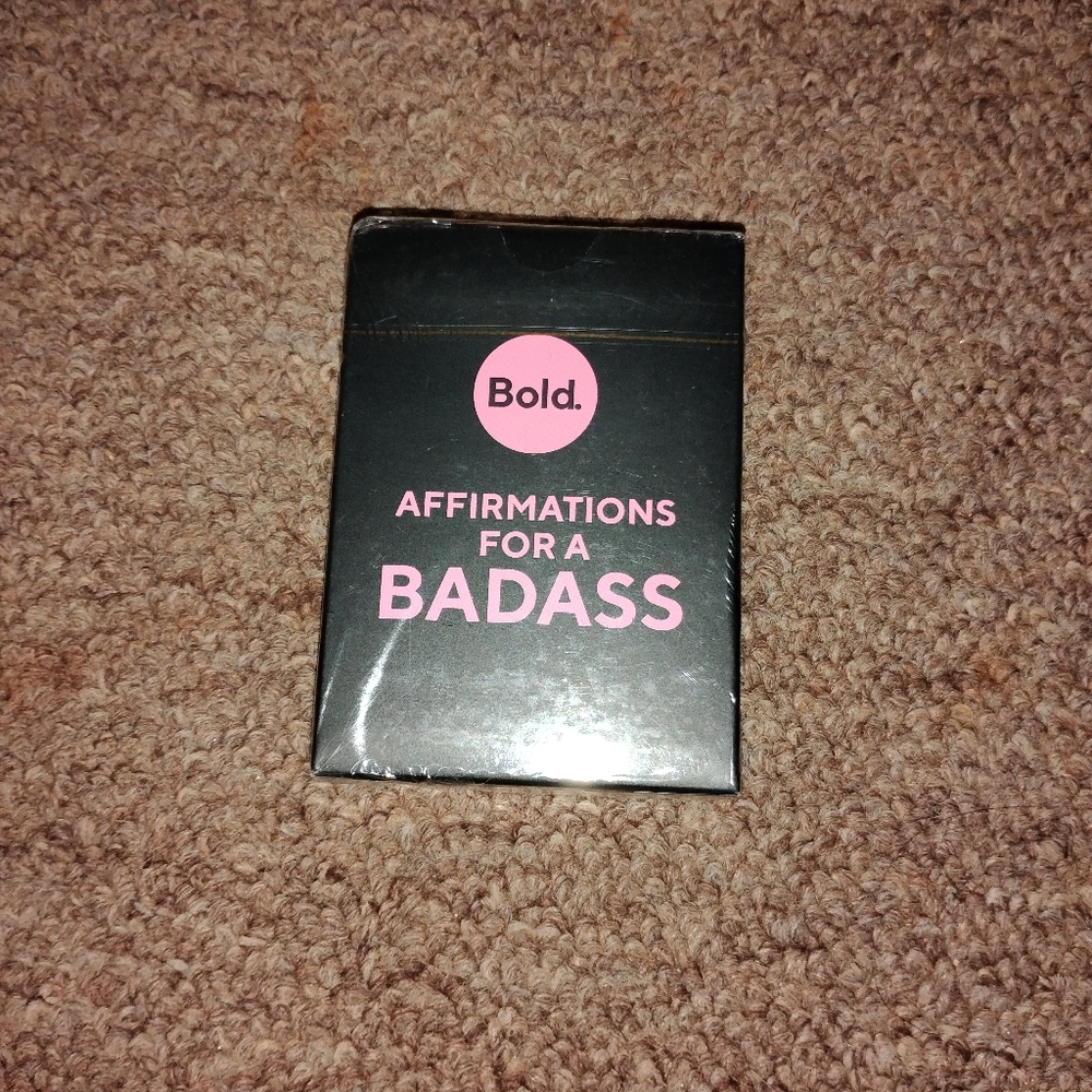 Bold Badass Affirmations Cards Daily Motivational And Inspirational Card